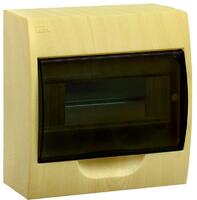 Корпус навесной ЩРН-П-8 Krepta 3 IP41 пластик. сосна IEK MKP12-N-08-41-K34 - УПС инжиниринг