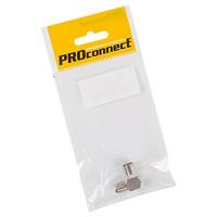 Переход гнездо F - гнездо TV угловой (инд. упак.) PROCONNECT 05-4312-4-7 - УПС инжиниринг