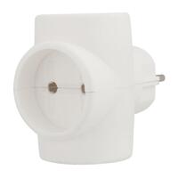 Разветвитель 3-м без заземл. 6-10А 220В евростандарт Rexant 11-1068 - УПС инжиниринг