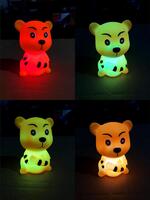 Фигура светодиодная "Тигр" 8х7см светодиод RGB переливается разными оттенками элементы питания 3хAG13 (в компл.) КОСМОС KOCNL-EL106(2022) - УПС инжиниринг