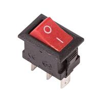 Выключатель клавишный 250В 3А (3с) ON-ON красн. Micro (RWB-102) Rexant 36-2031 - УПС инжиниринг