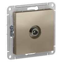 Розетка телевизионная проходная TV AtlasDesign 4дБ механизм шампань SE ATN000592 - УПС инжиниринг