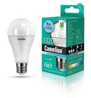 Лампа светодиодная LED15-A60/845/E27 15Вт грушевидная 4500К E27 1320лм 220В бел. Camelion 12186 - УПС инжиниринг