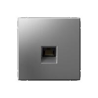 Розетка компьютерная ArtGallery RJ45 кат.5E механизм сталь SE GAL000983 - УПС инжиниринг