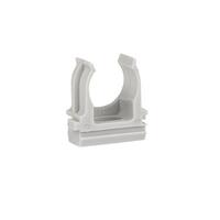 Держатель для труб (клипса) для ручного монтажа d25мм сер. Plast (уп.10шт) EKF derj-z-25sn-r - УПС инжиниринг