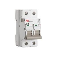 Выключатель автоматический модульный 2п C 40А 6кА AV-6 AVERES EKF mcb6-2-40C-av - УПС инжиниринг
