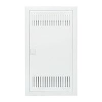 Щит комбинированный встраив. Nova 1 DIN-рейка + 2 монтаж. платы 3 габарит IP41 с метал. перфорированной дверью EKF nv-cb-pmd-1+2 - УПС инжиниринг