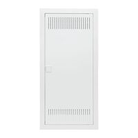 Щит комбинированный встраив. Nova 2 DIN-рейки + 2 монтаж. платы 4 габарит IP41 с метал. перфорированной дверью EKF nv-cb-pmd-2+2 - УПС инжиниринг