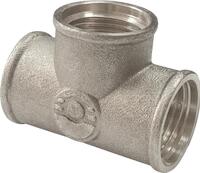 Тройник никелированный ВР-ВР-ВР 3/4дюйм (50/10) VALFEX VF.130.N.034 - УПС инжиниринг