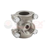 Обойма-тройник ремонтная никелированная ВР 1/2дюймх1/2дюймх1/2дюйм (50/10) К VALFEX VF.755.N.012.012.012 - УПС инжиниринг