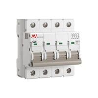 Выключатель автоматический модульный 4п C 25А 6кА AV-6 AVERES EKF mcb6-4-25C-av - УПС инжиниринг