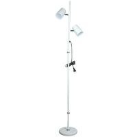Торшер напольный светодиодный ULM-T600 2х6W/4500K/DIM WHITE 2х6Вт сенсорный выкл. диммер бел. ТМ Uniel UL-00010175 - УПС инжиниринг