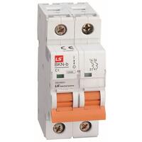 Выключатель автоматический модульный 2п C 2А 10кА BKN-b LS Electric 061206448B - УПС инжиниринг