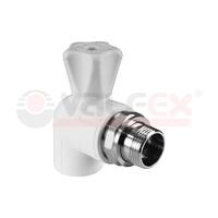 Кран шаровой для радиатора угловой 25х3/4дюйм (40/10) VALFEX 10148025 - УПС инжиниринг