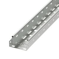 Лоток листовой перфорированный 100х50 L2000 сталь 0.7мм цинк-ламель DKC 35252ZL - УПС инжиниринг