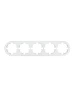 Рамка 5-м OSEN горизонт. круглая бел. LEZARD 744-0200-150 - УПС инжиниринг