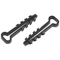 Дюбель-хомут 5-8мм для плоского кабеля NO-224-554 черн. (уп.100шт) Эра Б0066280 - УПС инжиниринг