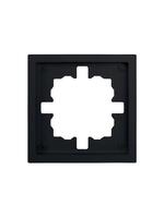 Рамка 1-мест. горизонт. ZIMA черн. бархат LEZARD 704-4200-146 - УПС инжиниринг