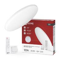 Светильник светодиодный NEO SIMPLE-125RC-WH 125Вт 3000-6500К 10000лм 230В 460х67мм с пультом ДУ бел. IN HOME 4690612060927 - УПС инжиниринг