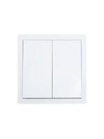 Выключатель 2-кл. СП ZIMA IP20 10А безвинт. зажим бел. LEZARD 704-0288-101QC - УПС инжиниринг