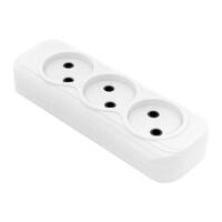 Колодка удлинителя 3-м без заземл. 10А Эксперт 2.2кВт EKF AKB10-3 - УПС инжиниринг