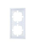 Рамка 2-мест. горизонт. ZIMA бел. LEZARD 704-0200-147 - УПС инжиниринг