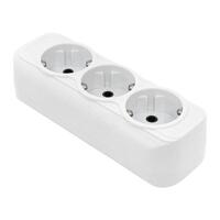 Колодка удлинителя 3-м с заземл. 16А Эксперт 3.5кВт EKF AKB16-3 - УПС инжиниринг