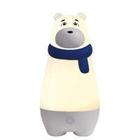 Светильник светодиодный настольный JS7-BEAR-bu МИШКА ночник аккумуляторный диммер IP20 син. JazzWay 5061248 - УПС инжиниринг