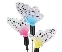 Светильник светодиодный садовый SLR-S01 "бабочки" 5RGB h=1м мультиколор на солнечн. батарее ФАZА 5006898 - УПС инжиниринг