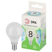 Лампа светодиодная GREEN LINE P45-8W-840-E14 GL 8Вт шар 4000К яркий свет бел. E14 Эра Б0067063 - УПС инжиниринг