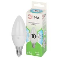 Лампа светодиодная GREEN LINE B35-10W-840-E14 GL 10Вт свеча 4000К яркий свет бел. E14 Эра Б0067093 - УПС инжиниринг