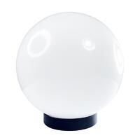 Светильник НТУ 06-75-01 "Шар" 300 Б 75Вт E27 IP55 опал ПММА /корпус плоск. черн. (инд. упак.) Элетех 1030480148 - УПС инжиниринг