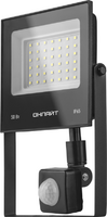 Прожектор светодиодный 90 687 OFL-02-50-6.5K-BL-IP65-LED 50Вт 6500К IP65 4000лм с датчиком движения черн. ОНЛАЙТ 90687 - УПС инжиниринг