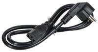 Кабель электропит. PDU 3х1.5 1м с разъемами С13-DIN49441 (немец. станд.) ITK PC-C13D-1M - УПС инжиниринг