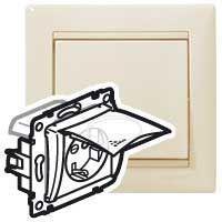 Розетка 1-м СП Valena IP44 2P+E с заземл. механизм сл. кость (DIY-упак.) IEK 695640 - УПС инжиниринг