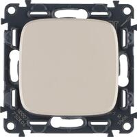 Переключатель 1-кл. СП Valena Allure 10А IP20 250В 10AX с лицев. панелью безвинтов. зажимы механизм сл. кость Leg 752806 - УПС инжиниринг