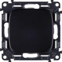 Выключатель 1-кл. СП Valena Allure 10А IP20 250В 10AX с лицев. панелью безвинтов. зажимы механизм антрацит Leg 752911 - УПС инжиниринг