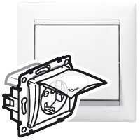 Розетка 1-м СП Valena 16А IP44 2P+E с заземл. механизм бел. (DIY-упак.) IEK 695641 - УПС инжиниринг