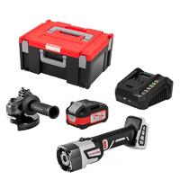 Машина шлифовальная угловая аккумуляторная УШМ-125/36ММ МультиМАКС 36В с бесщеточным (вентильным) двигателем + МультиБОКС 150 ИНТЕРСКОЛ 900.2.1.41 - УПС инжиниринг