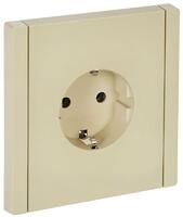 Розетка СП FORTE&PIANO FP414 16А с заземл. без защ. шторок безвинт. крепл. ваниль IEK FP-R11-16-1-K10 - УПС инжиниринг