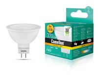Лампа светодиодная LED5-MR16/830/GU5.3 5Вт 3000К тепл. бел. GU5.3 370лм 12В Camelion 12025 - УПС инжиниринг