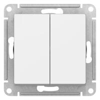 Выключатель 2-кл. AtlasDesign 10AX с самовозвратом механизм лотос SE ATN001317 - УПС инжиниринг