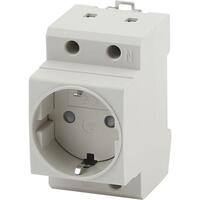 Розетка на DIN-рейку PRO MRD10-16-E 16А с заземлением Эра Б0057482 - УПС инжиниринг