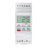 Терморегулятор цифровой RX-257 программируемый c диапазонами работы (на DIN-рейку) Rexant 51-0821 - УПС инжиниринг