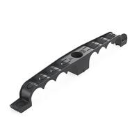 Держатель труб d20мм для прямого монтажа двусторон. на 8 мест черн. (уп.20шт) Промрукав PR13.03295 - УПС инжиниринг