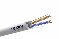Кабель витая пара F/UTP 2х2х24AWG кат.5E PVC TOKOV ELECTRIC TKE-C06-F22-5E-305-PVC - УПС инжиниринг