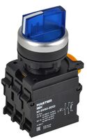 Переключатель 3 полож. 2НО с подсветкой син. MASTER IEK MI-SW60-20XD-4-14-3-K07 - УПС инжиниринг