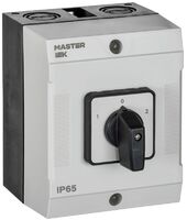 Переключатель кулачковый 63А (сх. 53) в боксе стандартная рукоятка IEK MI-CS20-063-053 - УПС инжиниринг