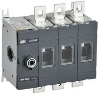 Выключатель-разъединитель ВРК 3п 250А без рукоятки KARAT IEK KA-VR10-3-0250 - УПС инжиниринг