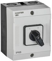 Переключатель кулачковый 10А (сх. 69) в боксе стандартная рукоятка IEK MI-CS20-010-069 - УПС инжиниринг